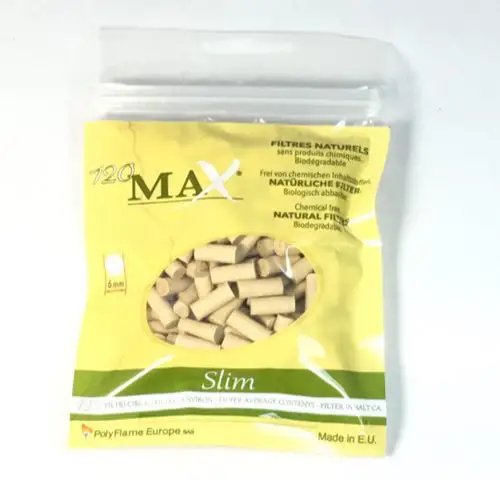 Sachet de 120 filtres en mousse biodégradable Max