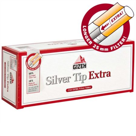 tubes gizeh silver tip extra