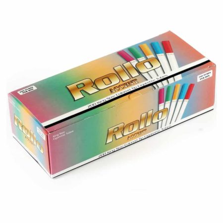 tubes cigarettes rollo filtre colore