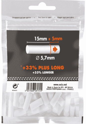 10 x OCB long SLIM filtre de cigarette CONSEILS x 100 filtres = 1 boîte :  : Hygiène et Santé
