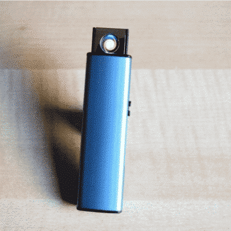 Briquet rechargeable usb bleu