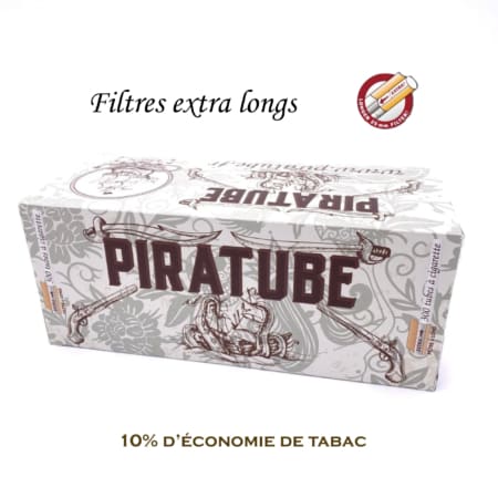 300 Tubes à cigarette Piratube EXTRA (filtres longs)