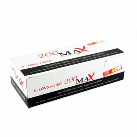 200 Tubes cigarettes Max EXTRA (Filtres longs)