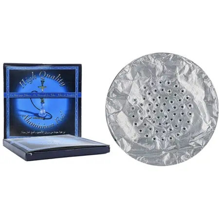 50 x Feuille Aluminium pour Chicha