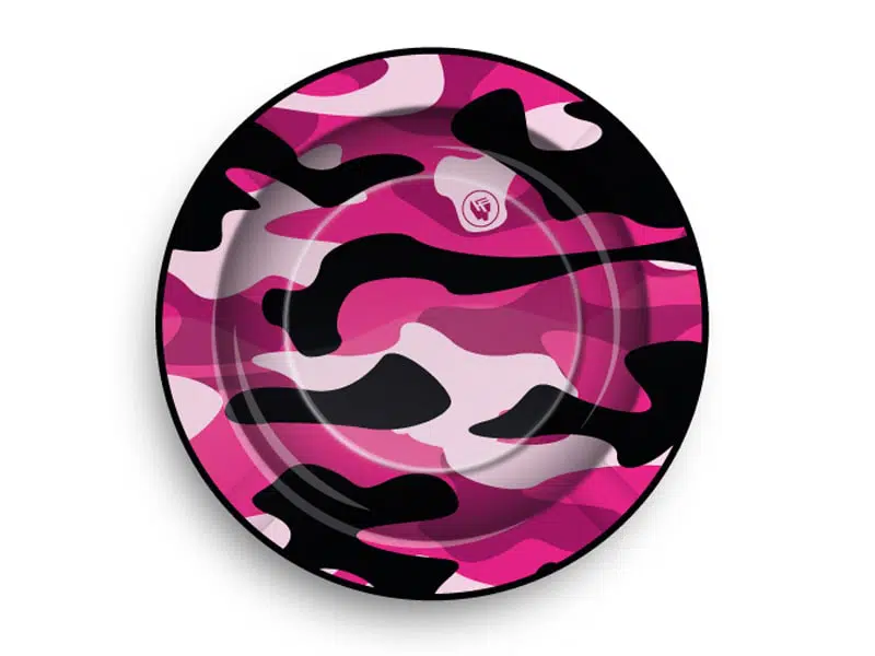 Cendrier Métal Camouflage Rose