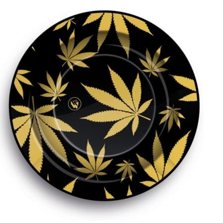 cendrier feuille de cannabis