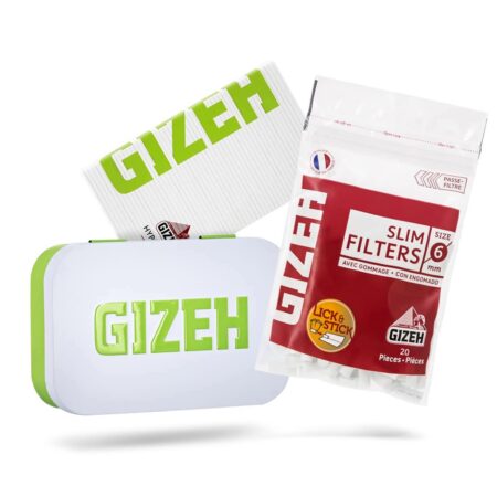 gizeh box avec feuille et filtre