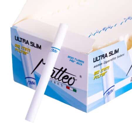 tubes cigarettes ultra slim matteo