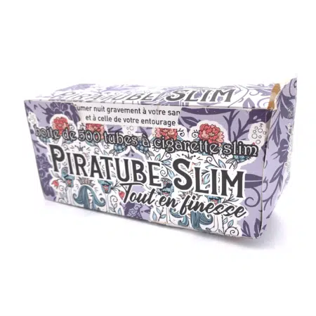 ‎[Boite écrasée] 500 Tubes Slim Piratube (6.5mm)