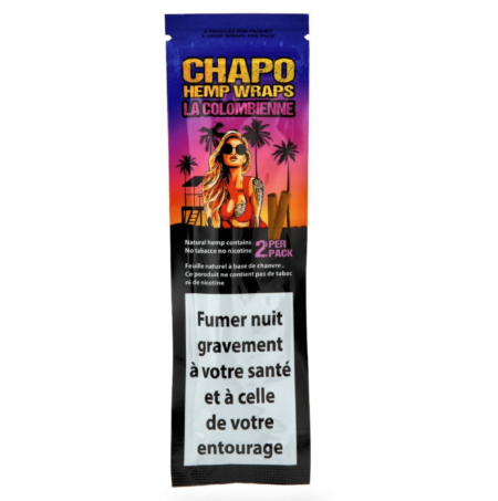 Blunt sans tabac fraise kiwi Chapo La Colombienne