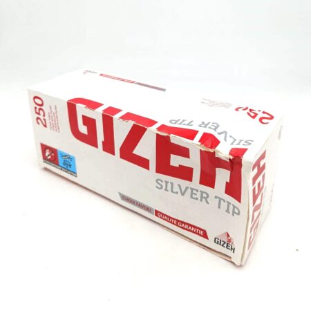 [Boite écrasée] 250 Tubes cigarettes Gizeh Silver Tip