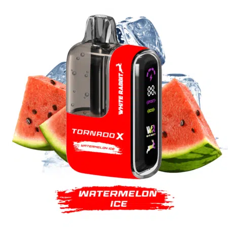 Tornado x 25000 Puff White Rabbit 2% Nicotine Watermelon Ice (100% légale)