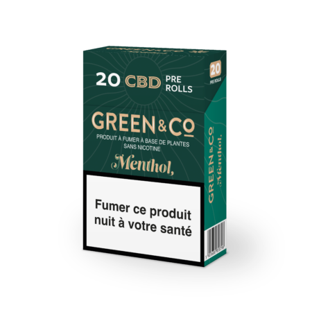Cigarette Pré-Roll Green & CO Menthol – Image 2