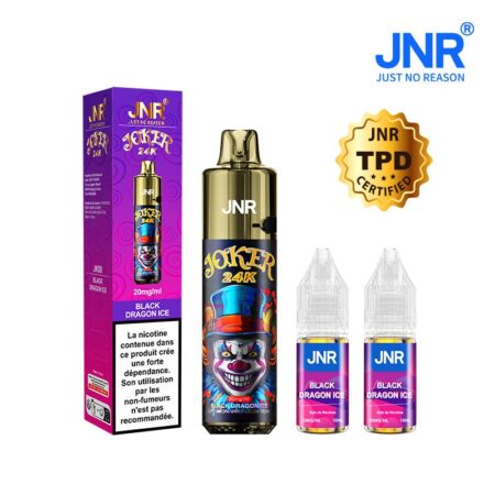 JRN 24000 Puffs 2% Nicotine (100% légale) Black Dragon Ice – Image 2