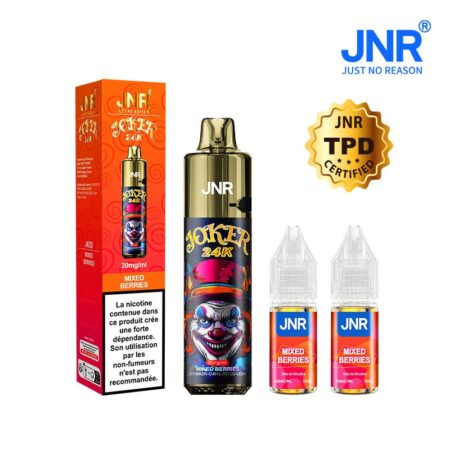 JRN 24000 Puffs 2% Nicotine (100% légale) Mixed Berry – Image 2