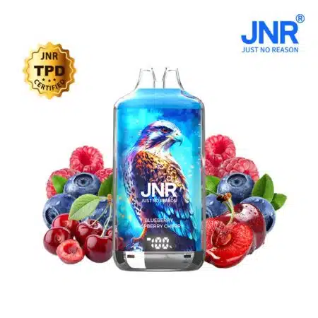 JNR Falcon 28000 Puff Rechargeable Blueberry Raspberry Cherry 2% Nicotine (100% légale)