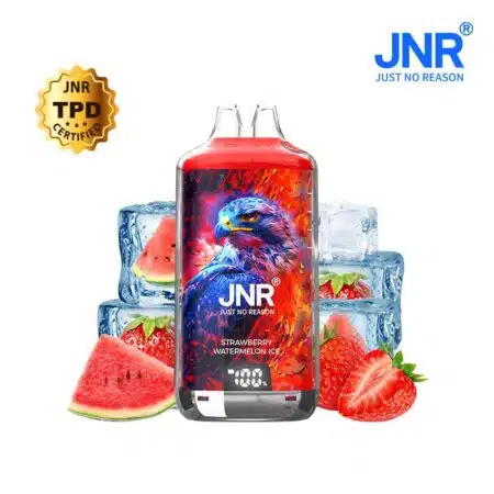JNR Falcon 28000 Puff Rechargeable Strawberry Watermelon Ice 2% Nicotine (100% légale)