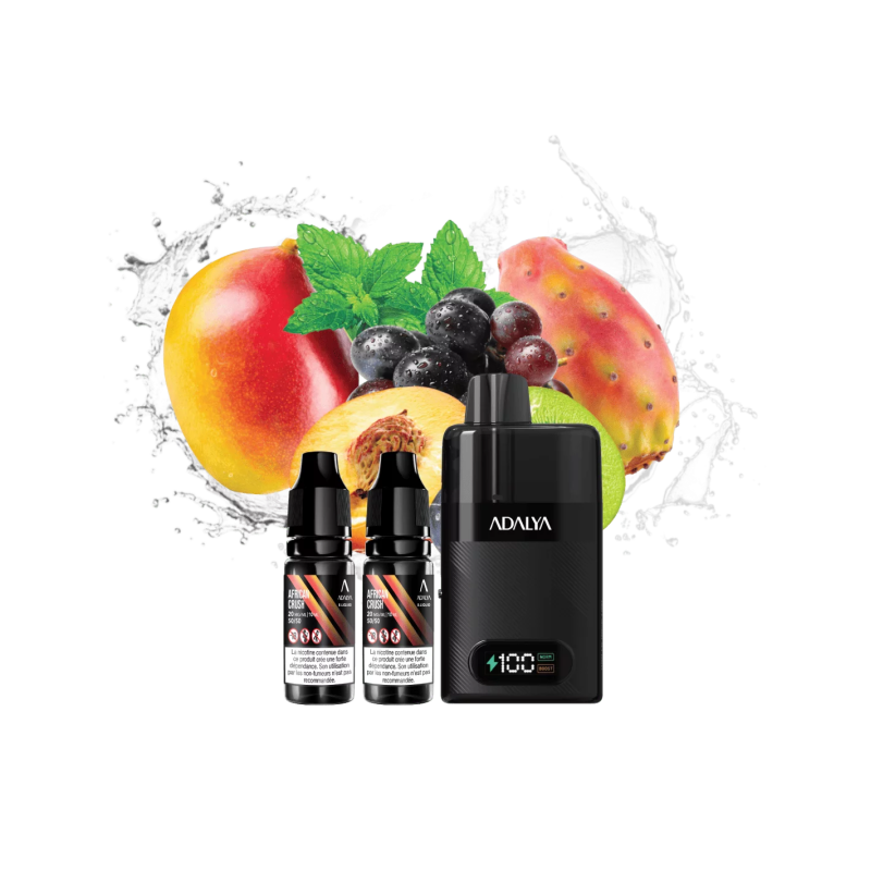 Puff Adalya Levo 30k 2% Nicotine (100% légale) - African Crush