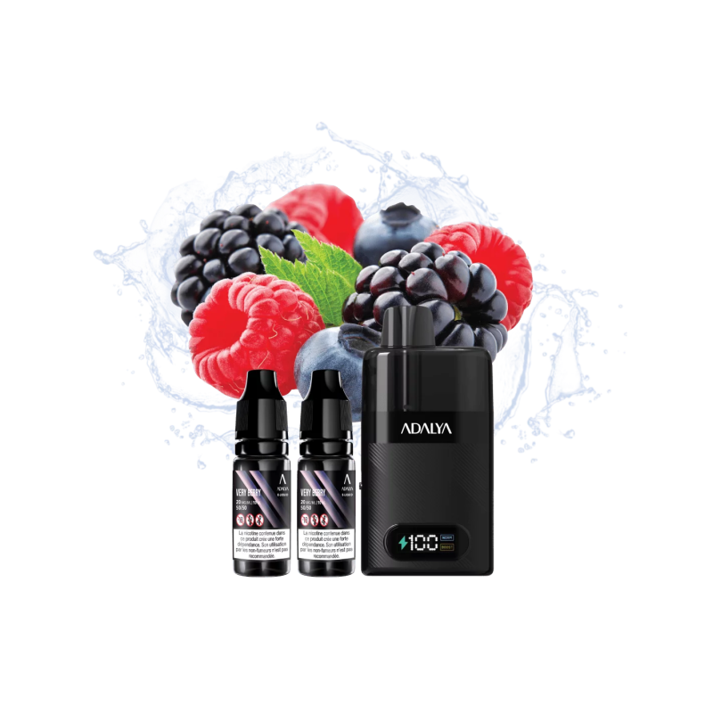 Puff Adalya Levo 30k 2% Nicotine (100% légale) - Very Berry