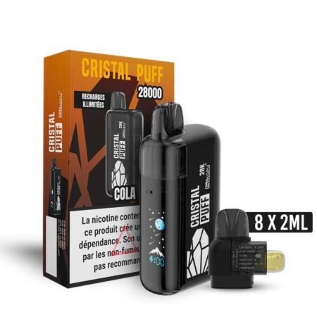 Cristal Puff 28K — Cola (100% Légale)