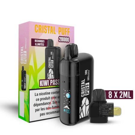Cristal Puff 28K — Kiwi Passion (100% Légale)