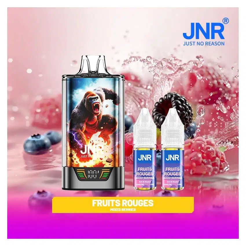 JNR Gorilla X 43000 Puffs 2% Nicotine – Mixed Berries – Image 2