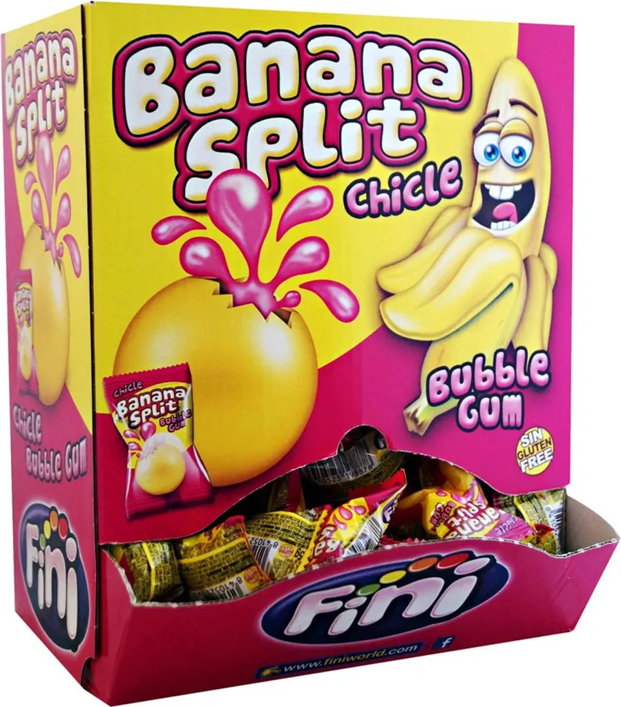 Chewing-gum Fini Boom Banana (boite de 200)